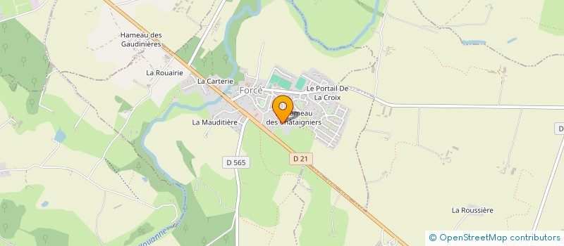 localisation de l'entreprise GARAGE DIDIER BREUX à FORCE