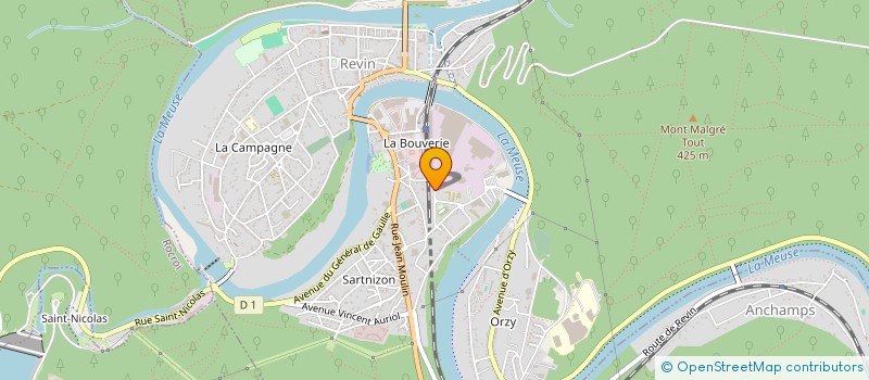 localisation de l'entreprise GARAGE DM AUTO  REVIN