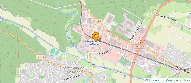 localisation de l'entreprise GARAGE DNZ à SCHWEIGHOUSE-SUR-MODER