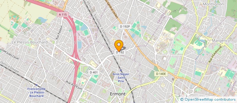 localisation de l'entreprise GARAGE DOM à SAINT-PRIX