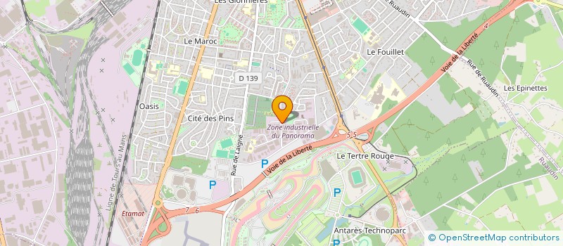 localisation de l'entreprise GARAGE DONNE STEVEN  LE MANS