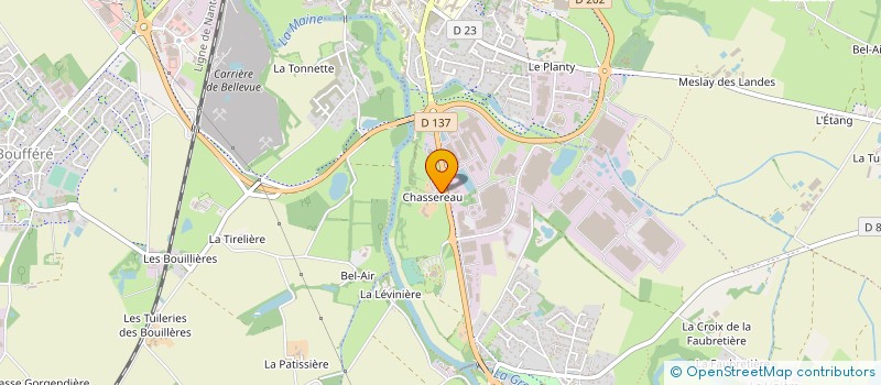 localisation de l'entreprise GARAGE DROUIN à MONTAIGU-VENDEE