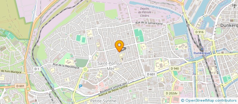 localisation de l'entreprise GARAGE DSA à DUNKERQUE