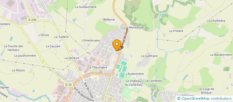 localisation de l'entreprise GARAGE DU BOCAGE à LES HERBIERS