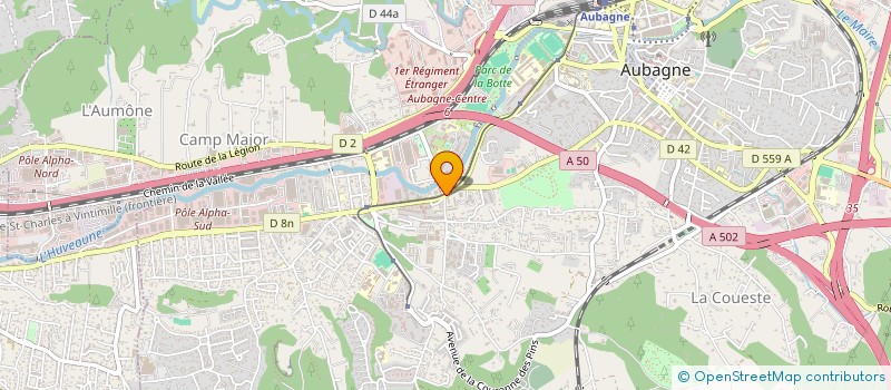 localisation de l'entreprise GARAGE DU BON CIVET à AUBAGNE