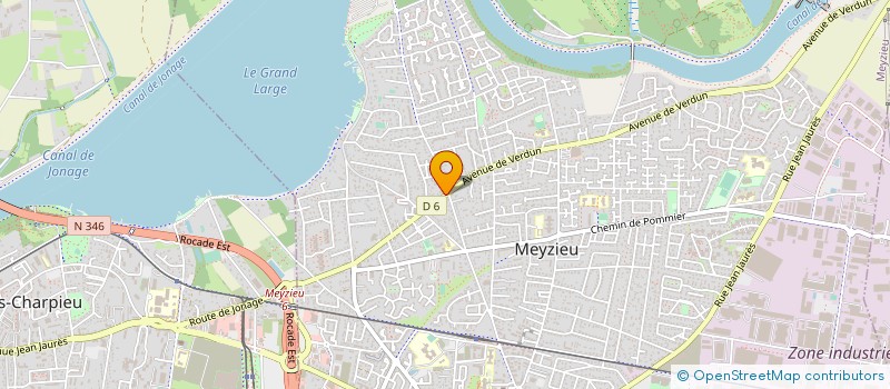 localisation de l'entreprise GARAGE DU CARREAU à MEYZIEU
