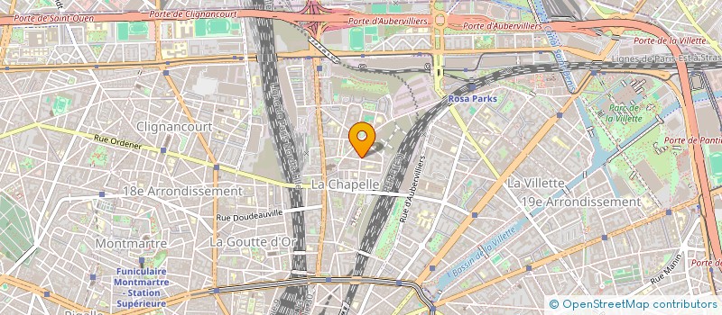 localisation de l'entreprise GARAGE DU CARREFOUR à PARIS