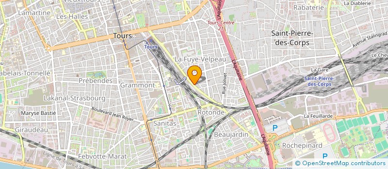 localisation de l'entreprise GARAGE DU CASINO à TOURS