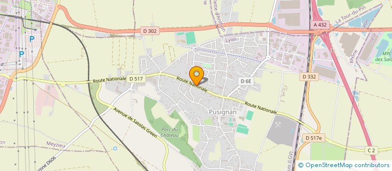 localisation de l'entreprise GARAGE DU CENTRE à JONAGE