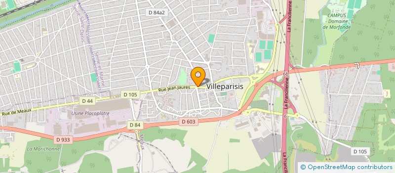 localisation de l'entreprise GARAGE DU CENTRE à VILLEPARISIS