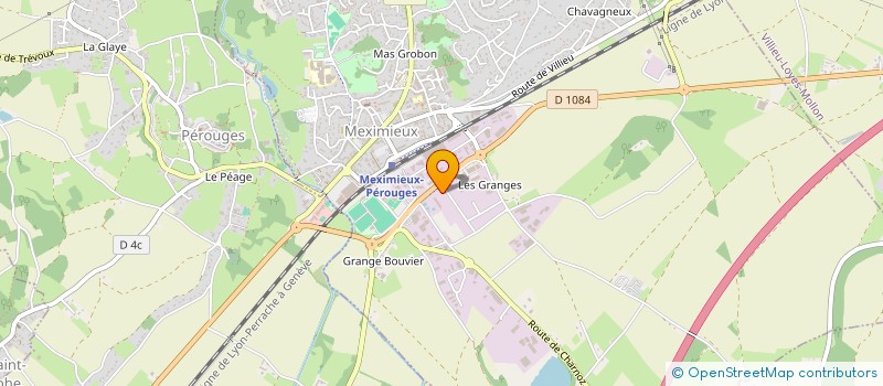 localisation de l'entreprise GARAGE DU CENTRE à MEXIMIEUX
