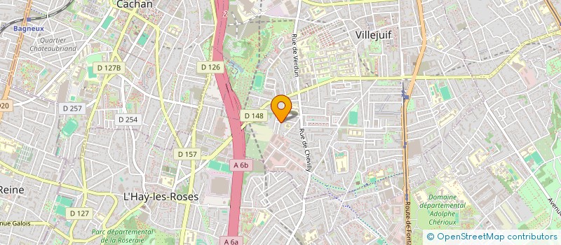 localisation de l'entreprise GARAGE DU CENTRE à VILLEJUIF