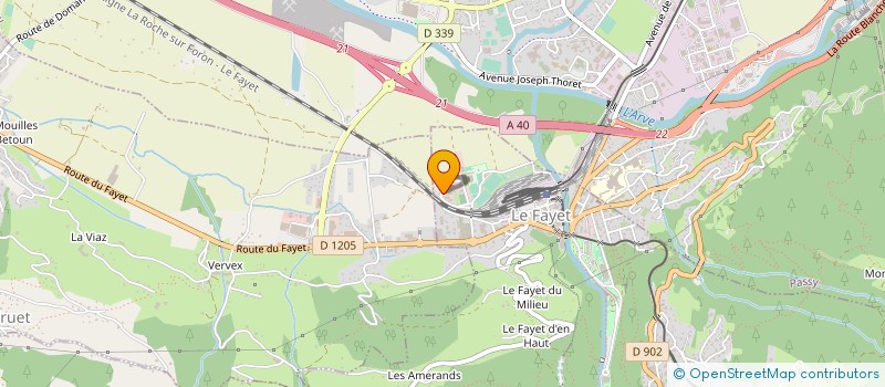 localisation de l'entreprise GARAGE DU CENTRE à SAINT-GERVAIS-LES-BAINS