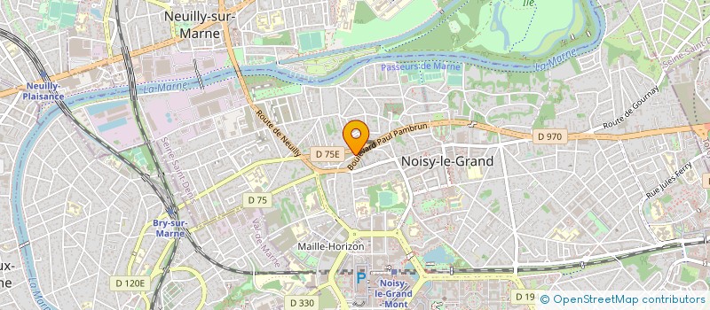 localisation de l'entreprise GARAGE DU CENTRE DOS SANTOS à NOISY-LE-GRAND