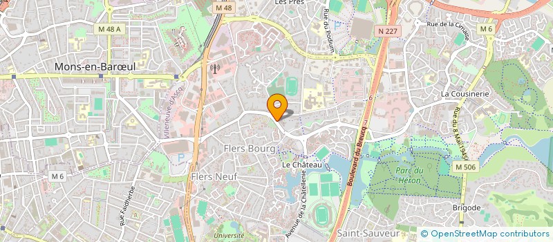 localisation de l'entreprise GARAGE DU CHATEAU à VILLENEUVE-D'ASCQ