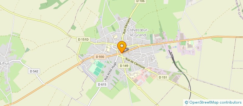 localisation de l'entreprise GARAGE DU CHATEAU  CREVECUR-LE-GRAND