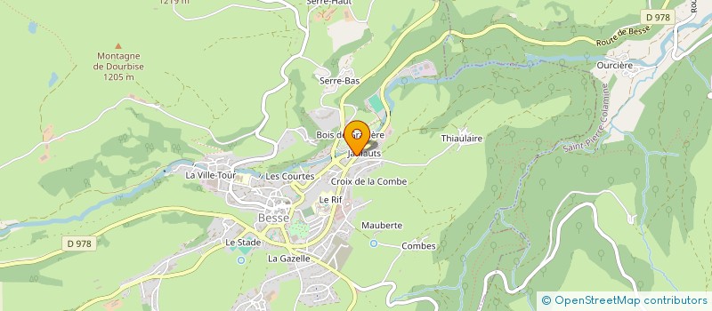 localisation de l'entreprise GARAGE DU CHEIX  BESSE-ET-SAINT-ANASTAISE