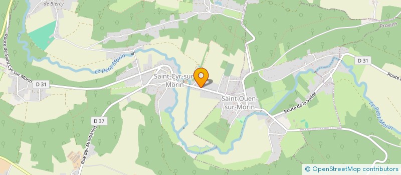 localisation de l'entreprise GARAGE DU CHEMIN  SAINT-CYR-SUR-MORIN