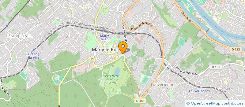 localisation de l'entreprise GARAGE DU COEUR VOLANT SOC à MARLY-LE-ROI