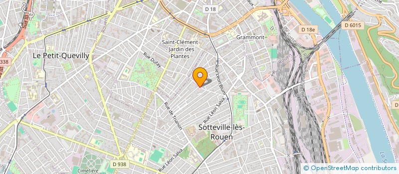 localisation de l'entreprise GARAGE DU COIN  SOTTEVILLE-LES-ROUEN