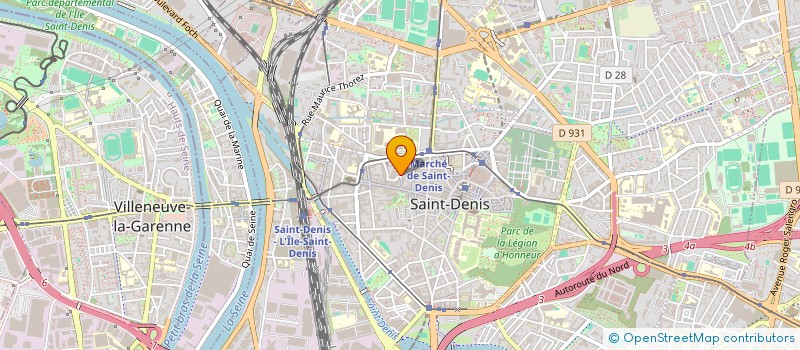 localisation de l'entreprise GARAGE DU CORBILLON à SAINT-DENIS