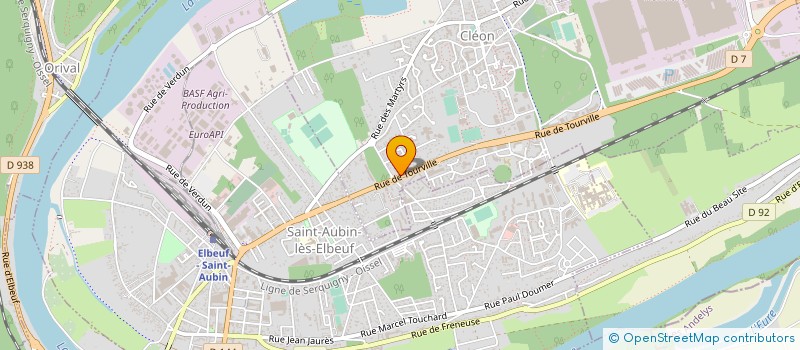 localisation de l'entreprise GARAGE DU COURS CARNOT à CLEON