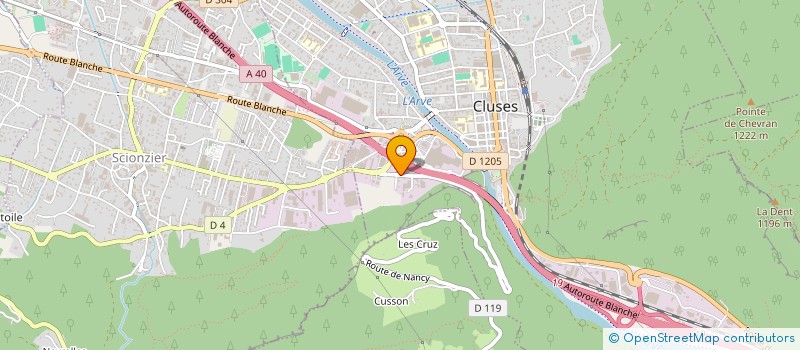 localisation de l'entreprise GARAGE DU FAUCIGNY à CLUSES