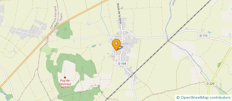 localisation de l'entreprise GARAGE DU FOREZ  SEYCHALLES