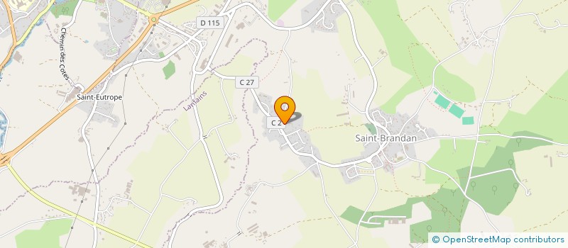 localisation de l'entreprise GARAGE DU GOUET EURL  SAINT-BRANDAN