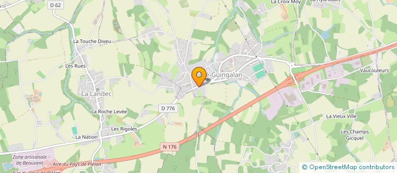 localisation de l'entreprise GARAGE DU GOUPIL  VILDE-GUINGALAN