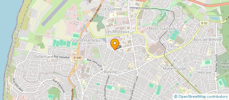 localisation de l'entreprise GARAGE DU GRAND HAMEAU à LE HAVRE