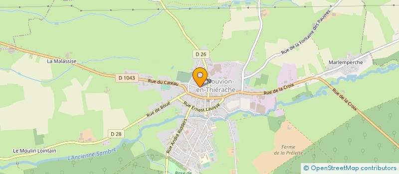 localisation de l'entreprise GARAGE DU HAINAUT à LE NOUVION-EN-THIERACHE