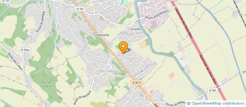 localisation de l'entreprise GARAGE DU LAURAGAIS à PECHABOU