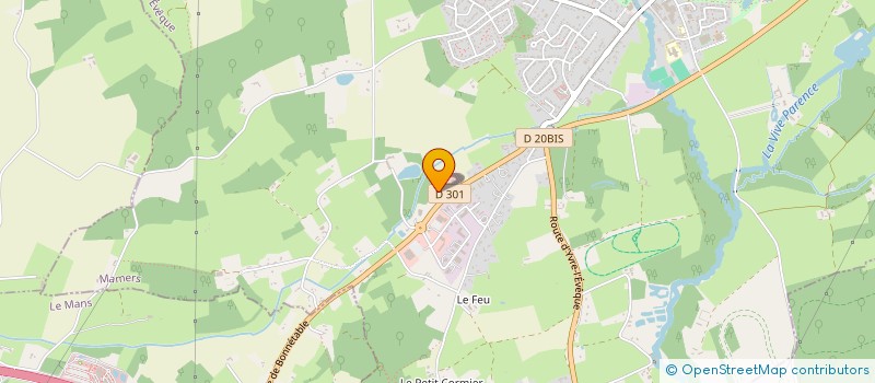 localisation de l'entreprise GARAGE DU MARAIS  SAVIGNE-L'EVEQUE