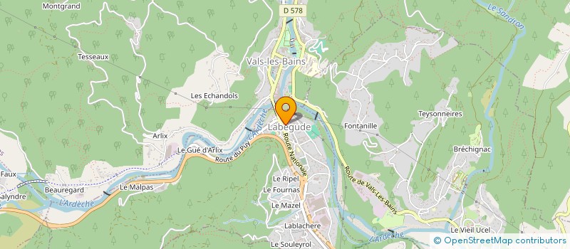 localisation de l'entreprise GARAGE DU MIDI à UCEL