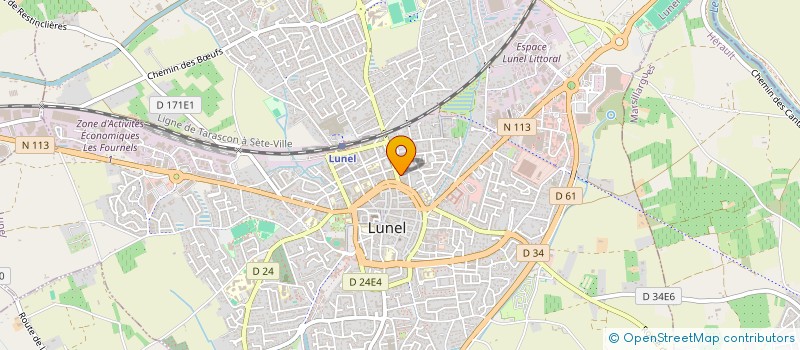 localisation de l'entreprise GARAGE DU MIDI à LUNEL