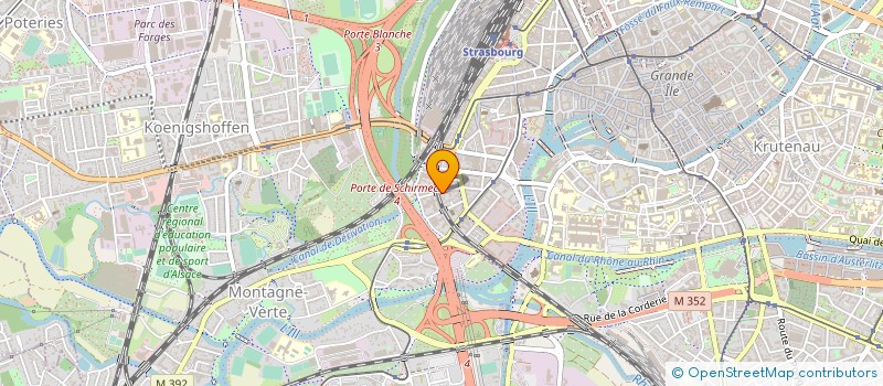 localisation de l'entreprise GARAGE DU MIDI à STRASBOURG