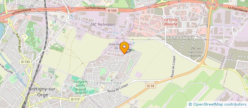 localisation de l'entreprise GARAGE DU MILLENAIRE à LE PLESSIS-PATE