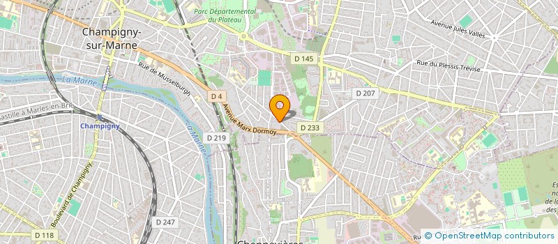 localisation de l'entreprise GARAGE DU MONUMENT à CHAMPIGNY-SUR-MARNE