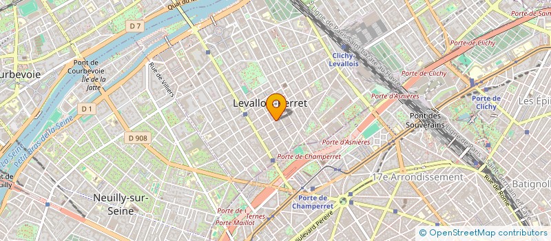 localisation de l'entreprise GARAGE DU MORVAN GEORGES AUTO CLIM à LEVALLOIS-PERRET