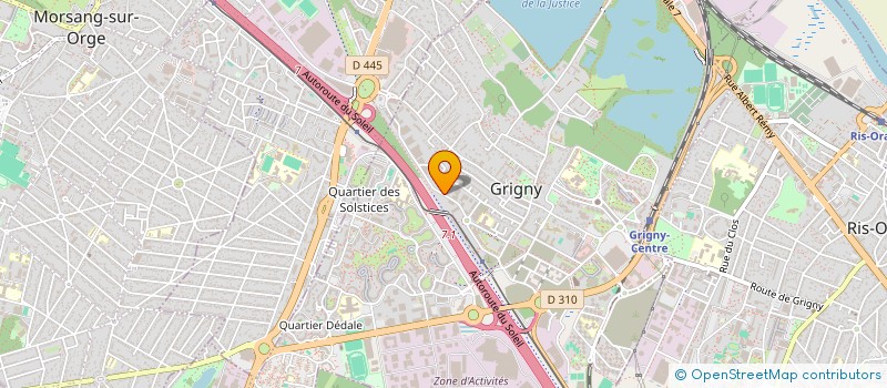 localisation de l'entreprise GARAGE DU MOULIN à GRIGNY