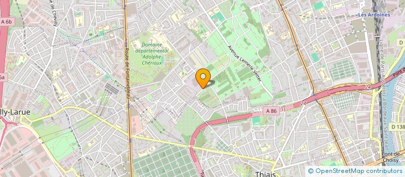 localisation de l'entreprise GARAGE DU MOULIN VERT  VITRY-SUR-SEINE