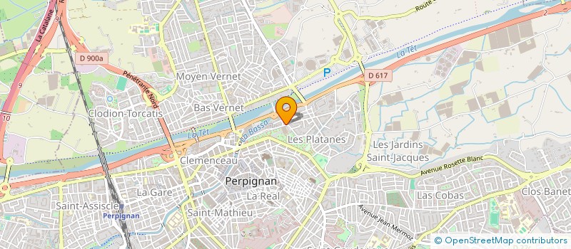 localisation de l'entreprise GARAGE DU PALAIS DES CONGRES  PERPIGNAN