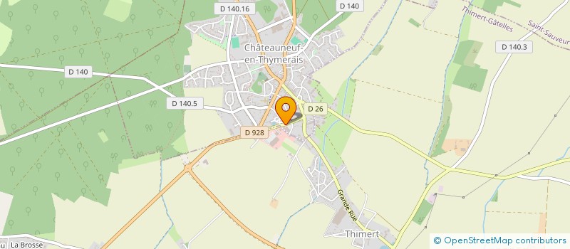 localisation de l'entreprise GARAGE DU PARC à CHATEAUNEUF-EN-THYMERAIS