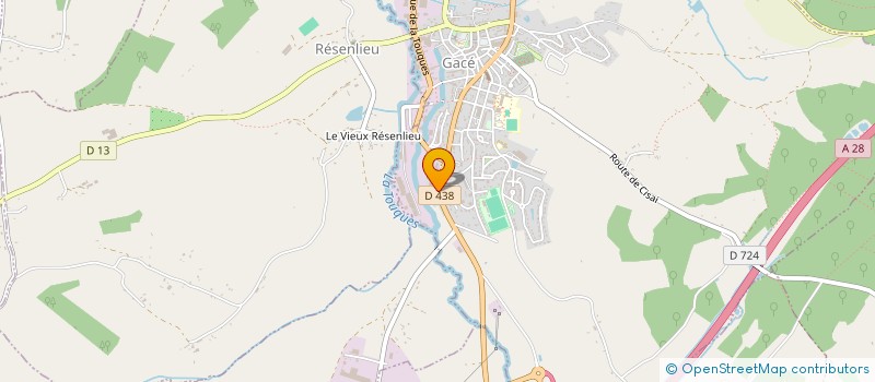 localisation de l'entreprise GARAGE DU PAYS DE GACE à GACE