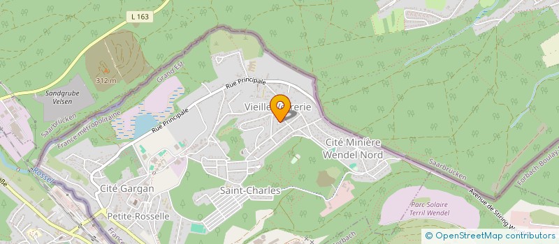 localisation de l'entreprise GARAGE DU PETIT MARCHE  FORBACH