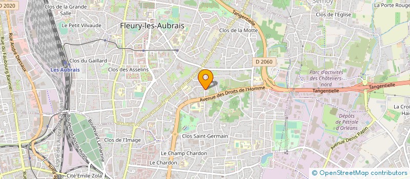 localisation de l'entreprise GARAGE DU PETIT PONT SARL à ORLEANS