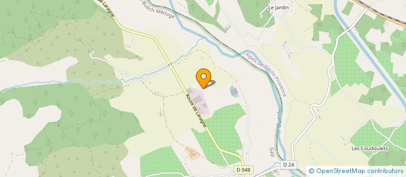 localisation de l'entreprise GARAGE DU PLANET  VAL BUECH-MEOUGE