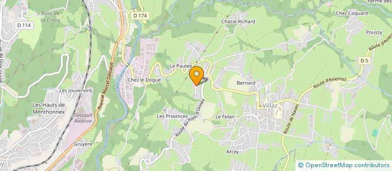 localisation de l'entreprise GARAGE DU PLATEAU à ANNECY