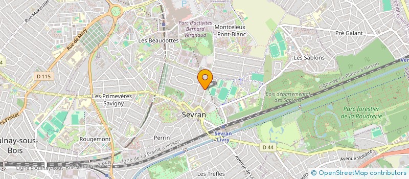 localisation de l'entreprise GARAGE DU PONT BLANC à SEVRAN